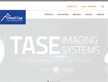 Tablet Screenshot of cloudcaptech.com